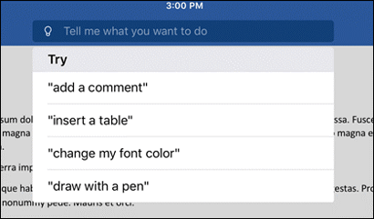 Office 365 productivity hacks - tell me function