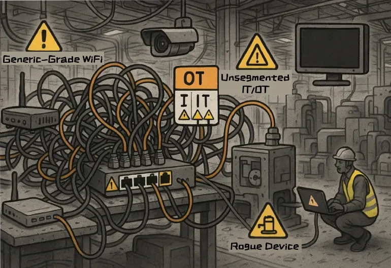 Substandard chaotic IT network